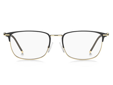 Designer Men Hugo Boss Eyeglasses: 1373 - Matte Black Gold- SpecSMART Eye Clinic (Front View)